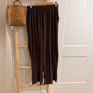 Abercrombie & Fitch 
Lounge brushed wide leg sweatpants